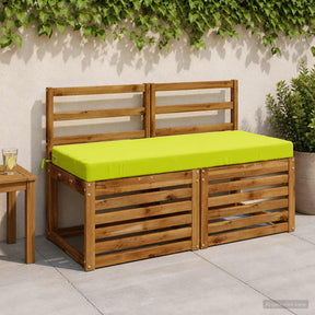 Vidaxl bankkussen soest 100% polyester helder groen 110 x 50 x 8 cm