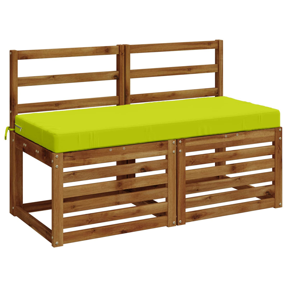 Vidaxl bankkussen soest 100% polyester helder groen 120 x 50 x 8 cm