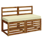 Vidaxl bankkussen soest 100% polyester crèmekleurig 120 x 50 x 8 cm