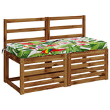 Vidaxl bankkussen soest 100% polyester meerkleurig 120 x 50 x 8 cm
