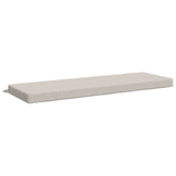 Vidaxl bankkussen soest 100% polyester wit 140 x 50 x 8 cm