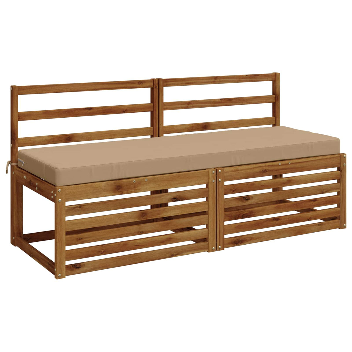 Vidaxl bankkussen soest 100% polyester zand 140 x 50 x 8 cm