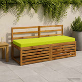 Vidaxl bankkussen soest 100% polyester helder groen 140 x 50 x 8 cm