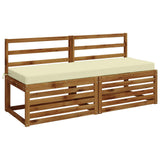 Vidaxl bankkussen soest 100% polyester crèmekleurig 140 x 50 x 8 cm