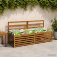 Vidaxl bankkussen soest 100% polyester meerkleurig 140 x 50 x 8 cm