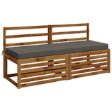 Vidaxl bankkussen soest 100% polyester grijs 150 x 50 x 8 cm