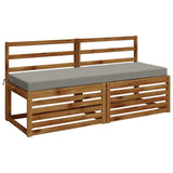 Vidaxl bankkussen soest 100% polyester grijs 150 x 50 x 8 cm