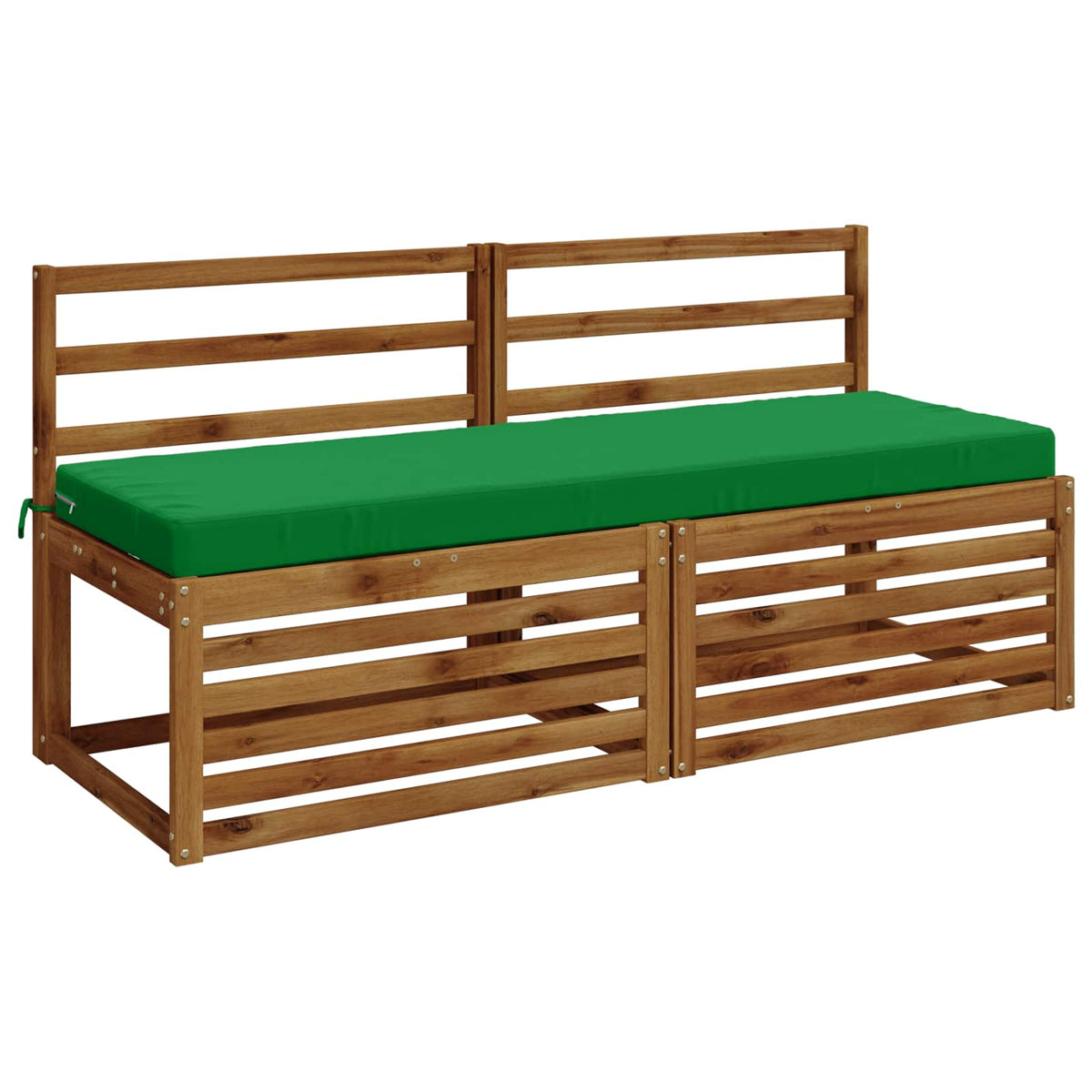 Vidaxl 2-delige bankkussens soest 2 st 100% polyester groen