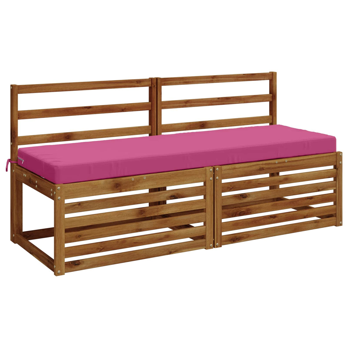 Vidaxl bankkussen soest 100% polyester roze 150 x 50 x 8 cm