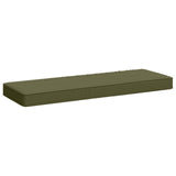 Vidaxl 1-delig bankkussen vught 100% polyester olijfgroen