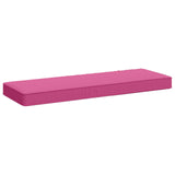Vidaxl 1-delig bankkussen vught 100% polyester roze 80 x 30 x 5 cm