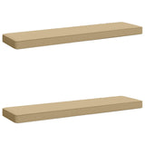 Vidaxl 2-delige bankkussens vught 2 pcs 100% polyester beige