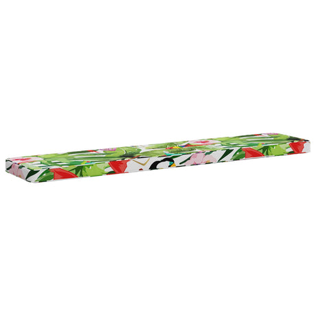 Vidaxl 1-delig bankkussen vught 100% polyester meerkleurig