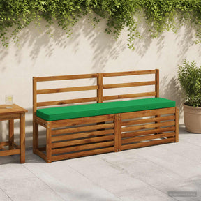 Vidaxl 1-delig bankkussen vught 100% polyester groen 140 x 30 x 5 cm