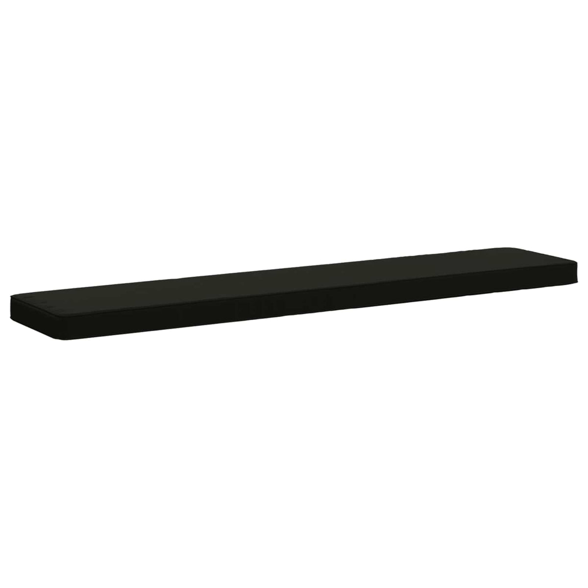 Vidaxl 1-delig bankkussen vught 100% polyester zwart 160 x 30 x 5 cm