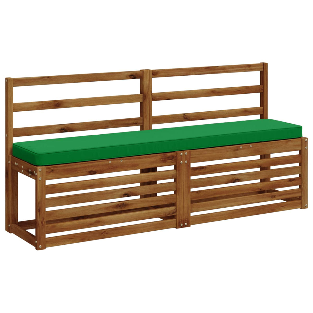 Vidaxl 2-delige bankkussens vught 2 pcs 100% polyester groen