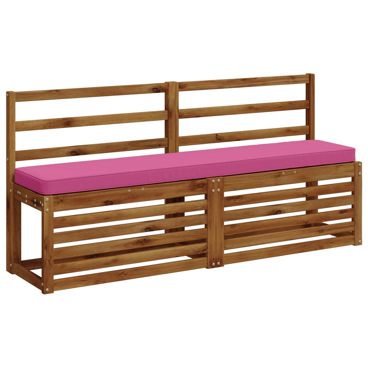 Vidaxl 2-delige bankkussens vught 2 pcs 100% polyester roze