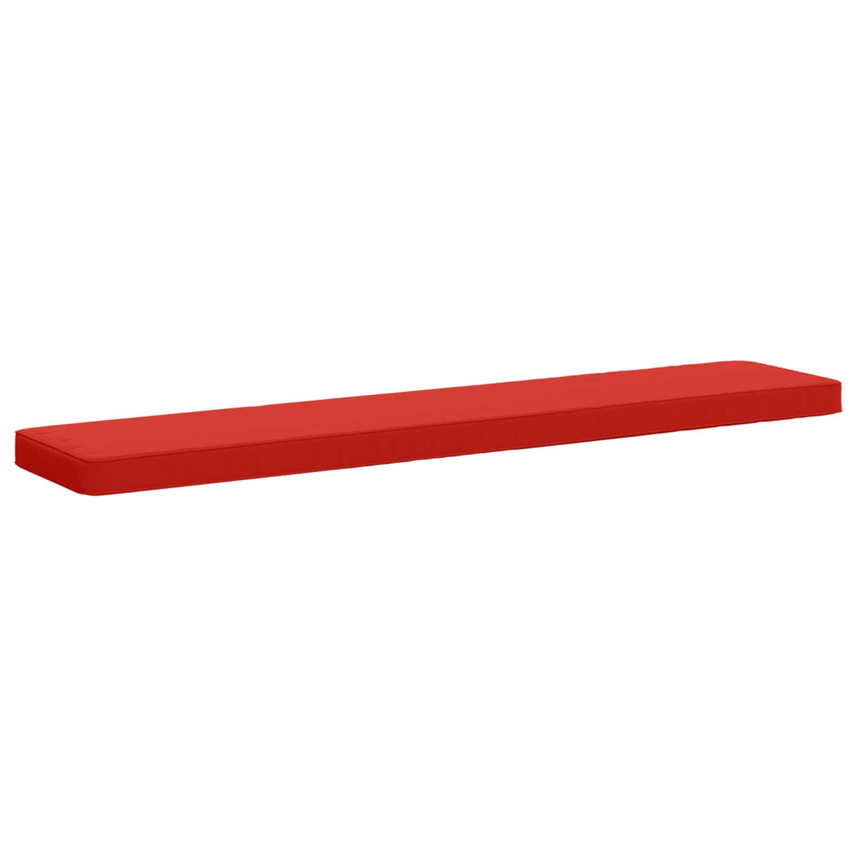 Vidaxl 1-delig bankkussen vught 100% polyester rood 160 x 30 x 5 cm