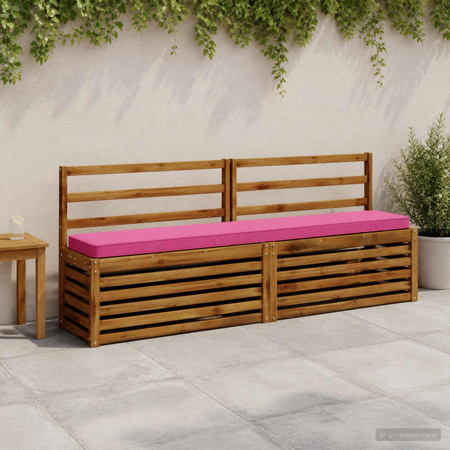 Vidaxl 2-delige bankkussens vught 2 pcs 100% polyester roze