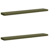 Vidaxl 2-delige bankkussens vught 2 pcs 100% polyester olijfgroen