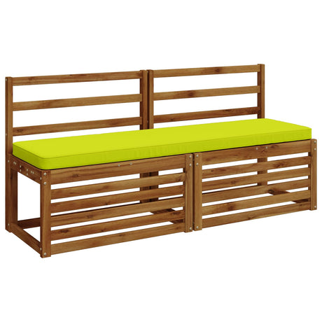 Vidaxl 1-delig bankkussen vught 100% polyester helder groen