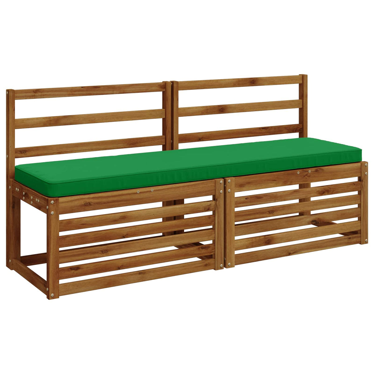 Vidaxl 1-delig bankkussen vught 100% polyester groen 160 x 40 x 5 cm