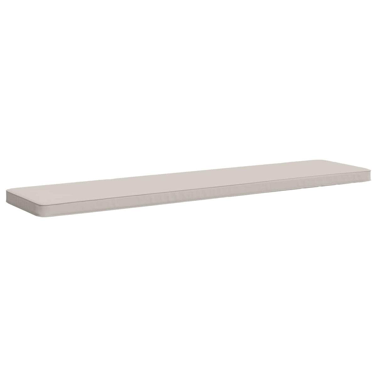 Vidaxl 1-delig bankkussen vught 100% polyester wit 170 x 40 x 5 cm