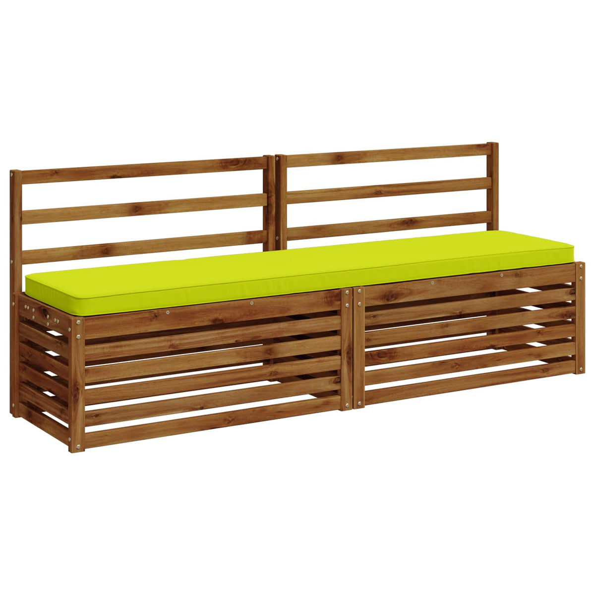 Vidaxl 1-delig bankkussen vught 100% polyester helder groen