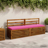 Vidaxl 1-delig bankkussen vught 100% polyester roze 170 x 40 x 5 cm
