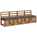 Vidaxl 2-delige bankkussens vught 2 st 100% polyester grijs