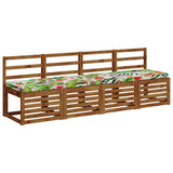 Vidaxl 2-delige bankkussens vught 2 st 100% polyester meerkleurig