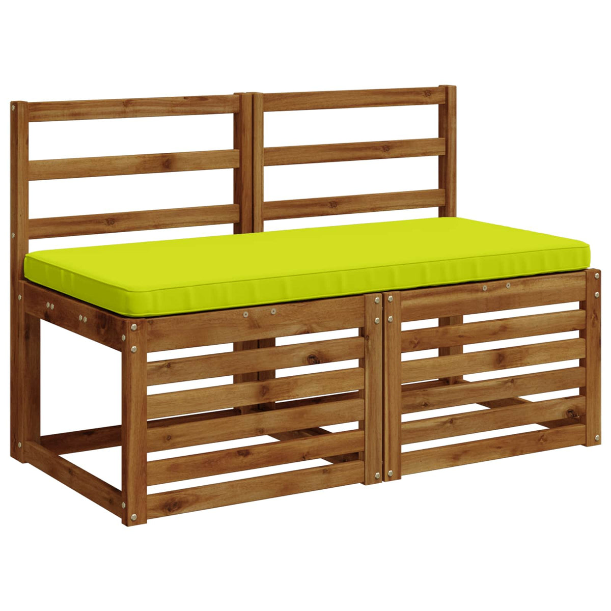 Vidaxl 1-delig bankkussen vught 100% polyester helder groen