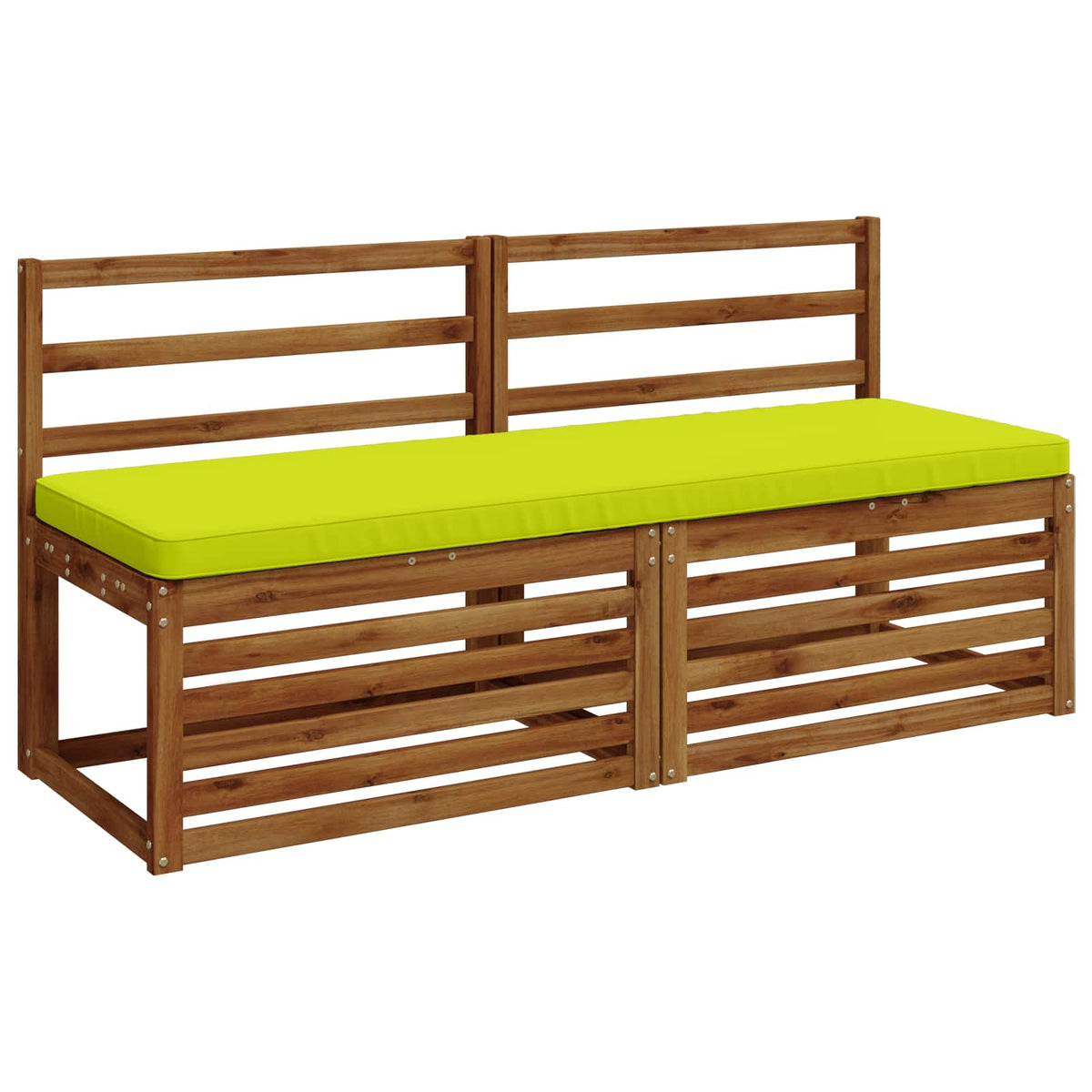 Vidaxl 1-delig bankkussen vught 100% polyester helder groen