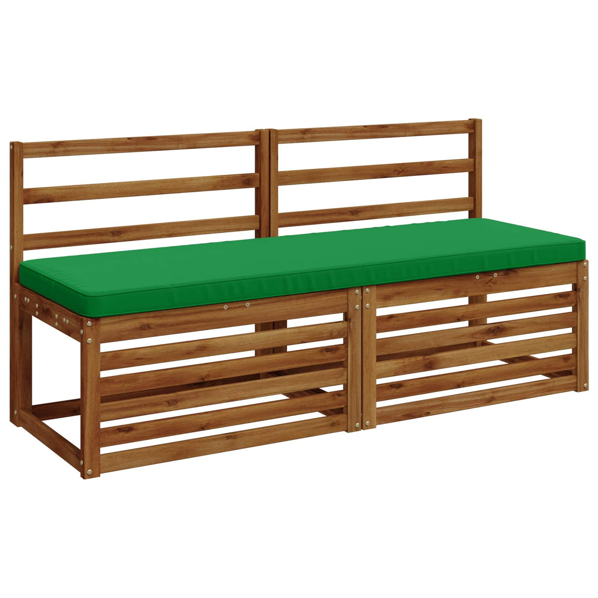 Vidaxl 2-delige bankkussens vught 2 st 100% polyester groen
