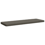 Vidaxl 1-delig bankkussen vught 100% polyester grijs 160 x 50 x 5 cm