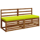 Vidaxl 1-delig bankkussen vught 100% polyester helder groen