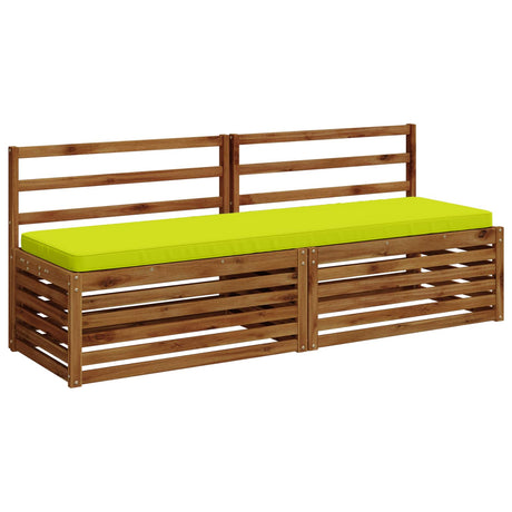 Vidaxl 2-delige bankkussens vught 2 st 100% polyester helder groen
