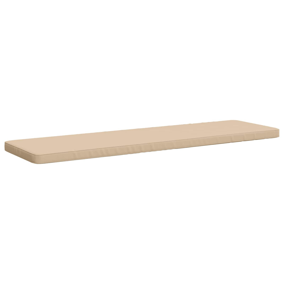 Vidaxl 1-delig bankkussen vught 100% polyester crèmekleurig