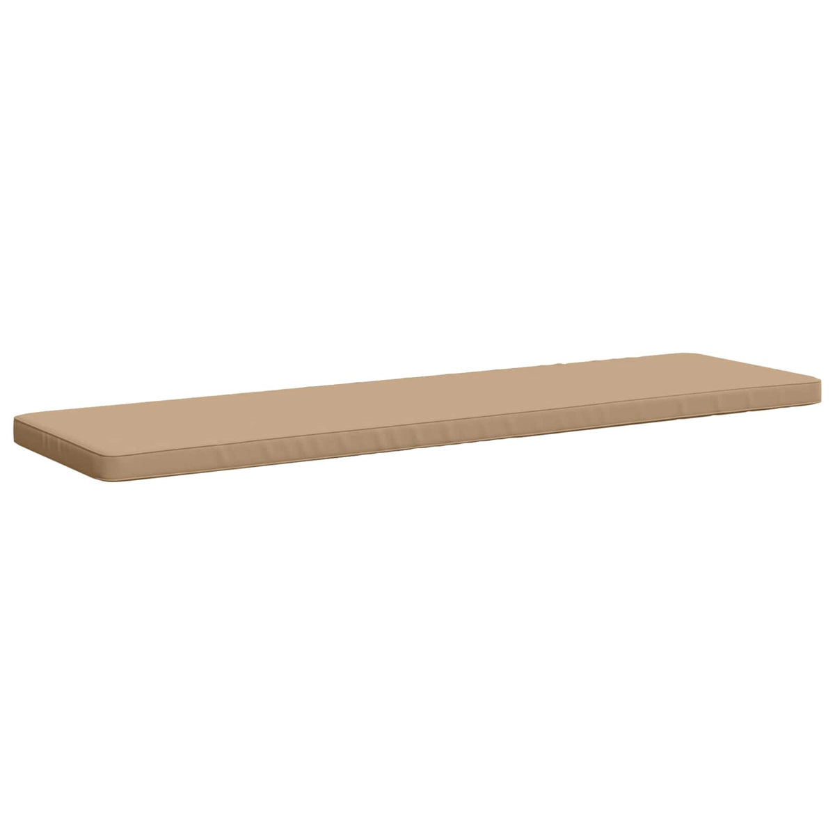 Vidaxl 1-delig bankkussen vught 100% polyester zand 200 x 50 x 5 cm