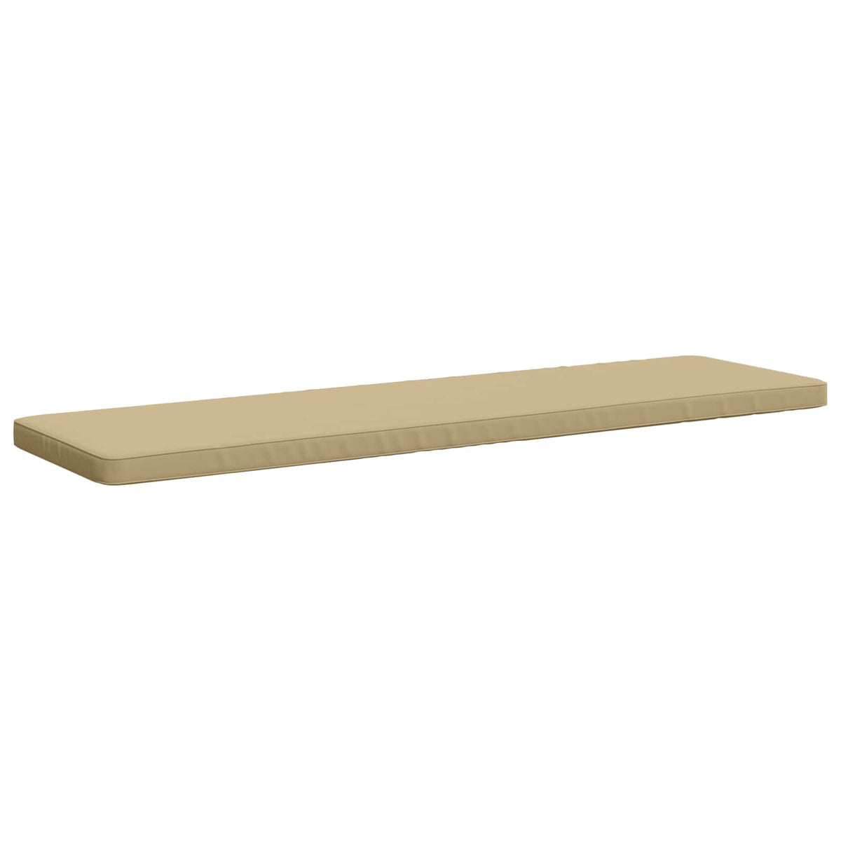 Vidaxl 1-delig bankkussen vught 100% polyester beige 200 x 50 x 5 cm