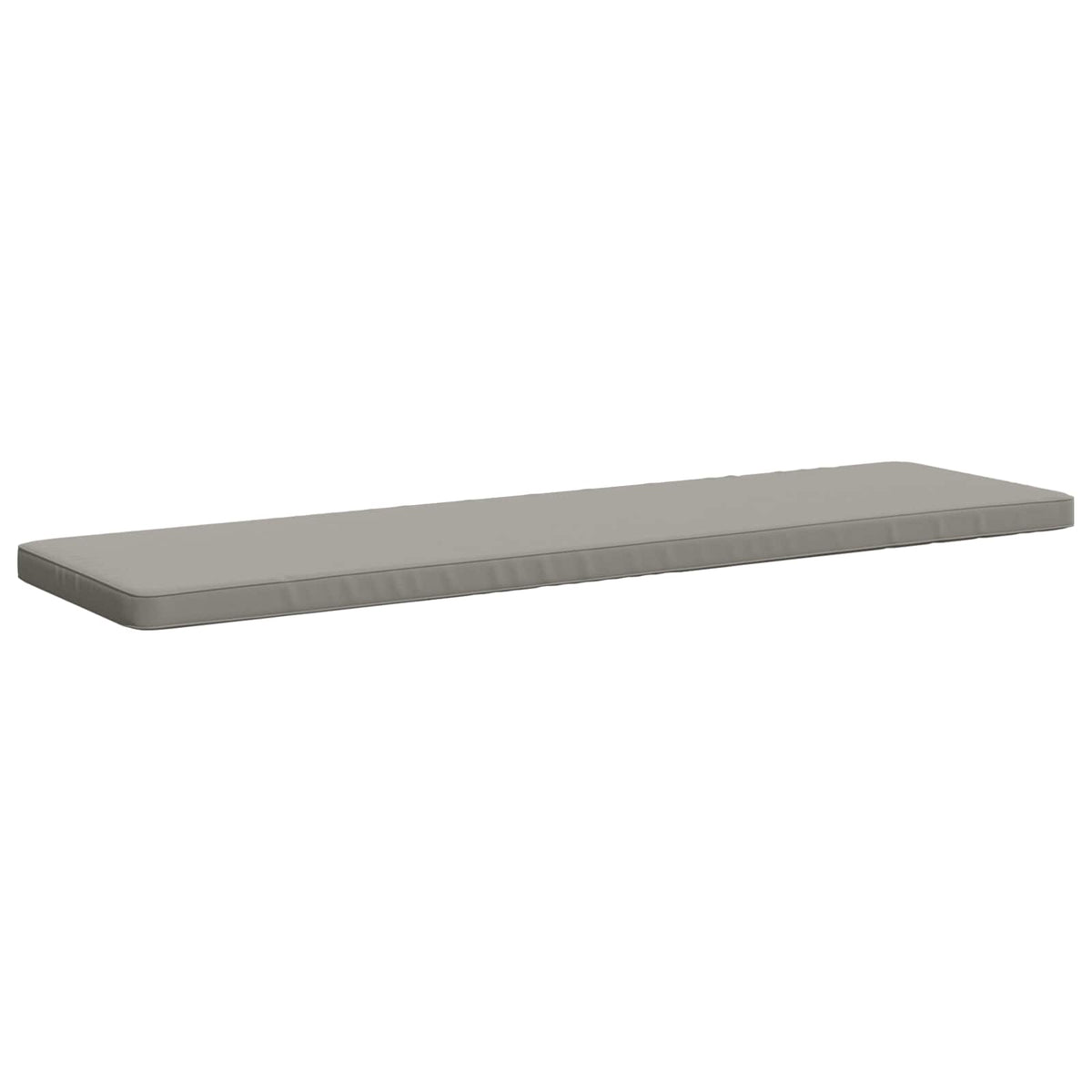 Vidaxl 1-delig bankkussen vught 100% polyester grijs 200 x 50 x 5 cm