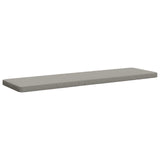 Vidaxl 1-delig bankkussen vught 100% polyester grijs 200 x 50 x 5 cm