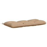 Vidaxl bankkussen vianen 100% polyester zand 100 x 50 x 12 cm