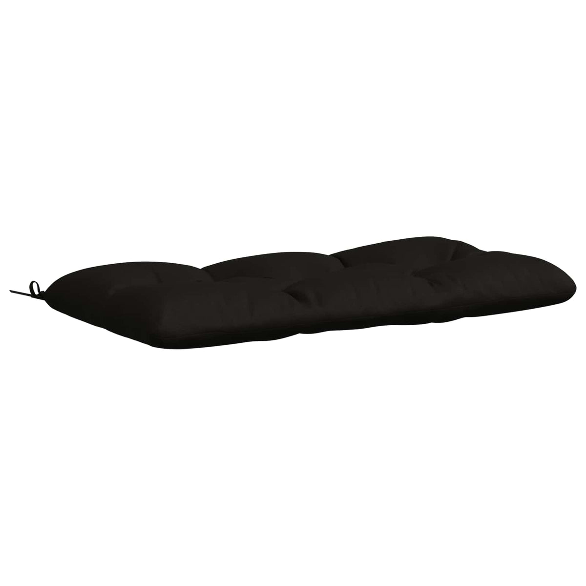 Vidaxl bankkussen vianen 100% polyester zwart 100 x 60 x 12 cm