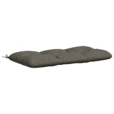 Vidaxl bankkussen vianen 100% polyester grijs 100 x 60 x 12 cm