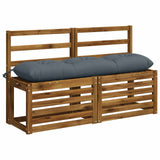 Vidaxl bankkussen vianen 100% polyester blauw 120 x 30 x 12 cm