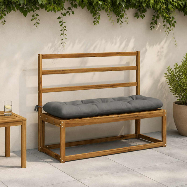 Vidaxl bankkussen vianen 100% polyester grijs 100 x 40 x 12 cm