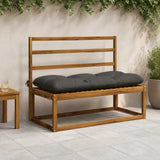 Vidaxl bankkussen vianen 100% polyester antraciet 100 x 50 x 12 cm