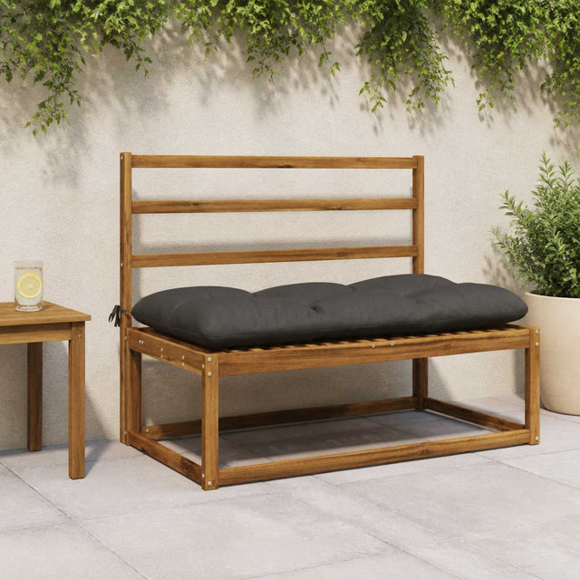 Vidaxl bankkussen vianen 100% polyester antraciet 100 x 60 x 12 cm