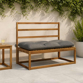 Vidaxl bankkussen vianen 100% polyester grijs 100 x 60 x 12 cm
